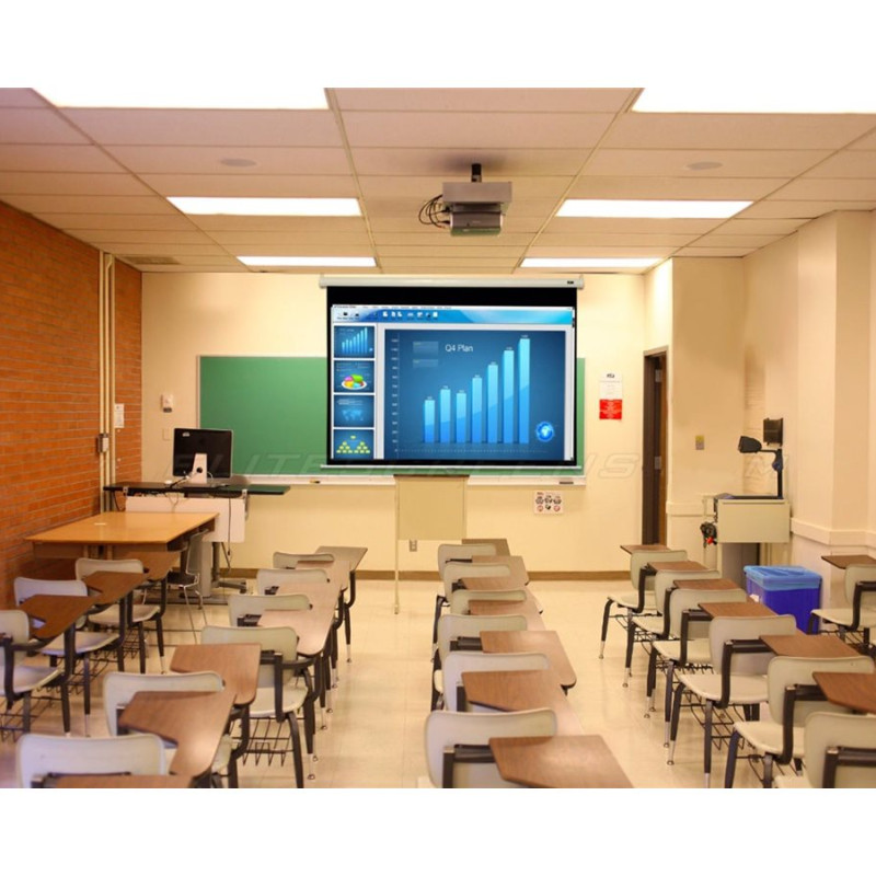 Elite Screens | Manual Series | M100XWH-E24 | Diagonal 100 " | 16:9 | Viewable screen width (W) 221 cm | White