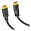 Logilink CHA0025 HDMI kabelis, aktīvs, spraudnis/spraudnis (M/M), 25 m, melns | Logilink | CHA0025 HDMI kabelis, aktīvs, spraudnis/spraudnis (M/M) | HDMI uz HDMI | 25 m