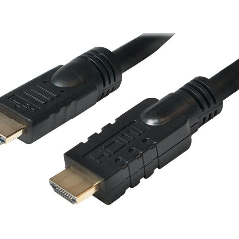Logilink CHA0025 HDMI kabelis, aktīvs, spraudnis/spraudnis (M/M), 25 m, melns | Logilink | CHA0025 HDMI kabelis, aktīvs, spraudnis/spraudnis (M/M) | HDMI uz HDMI | 25 m