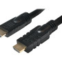 Logilink CHA0025 HDMI kabelis, aktīvs, spraudnis/spraudnis (M/M), 25 m, melns | Logilink | CHA0025 HDMI kabelis, aktīvs, spraudnis/spraudnis (M/M) | HDMI uz HDMI | 25 m