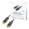 Logilink CHA0025 HDMI kabelis, aktīvs, spraudnis/spraudnis (M/M), 25 m, melns | Logilink | CHA0025 HDMI kabelis, aktīvs, spraudnis/spraudnis (M/M) | HDMI uz HDMI | 25 m
