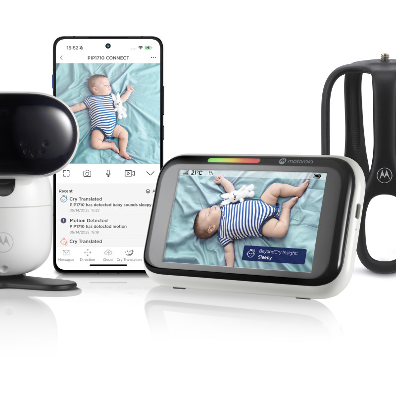Motorola 5" Monitor With AI and Stargrip | PIP1710 Connect