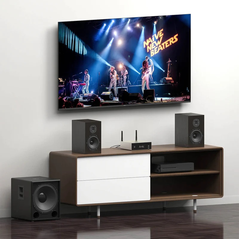 Arylic A50+ 50W x 2 Streaming Amplifier | Wi-Fi | Bluetooth | Wireless connection