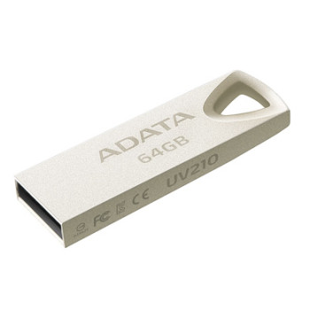 ADATA | UV210 | 64 GB | USB 2.0 | Sudraba