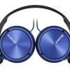 Sony | ZX sērija | MDR-ZX310AP | Vadu | Uz auss | Zils