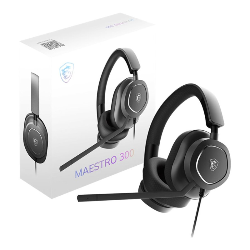 MSI Gaming Headset | MAESTRO 300 | Wired | Over-Ear | Noise canceling