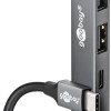 Goobay Slim 4-Port USB Hub, USB-C to USB-C/USB-A, 5 Gbit/s | 74459