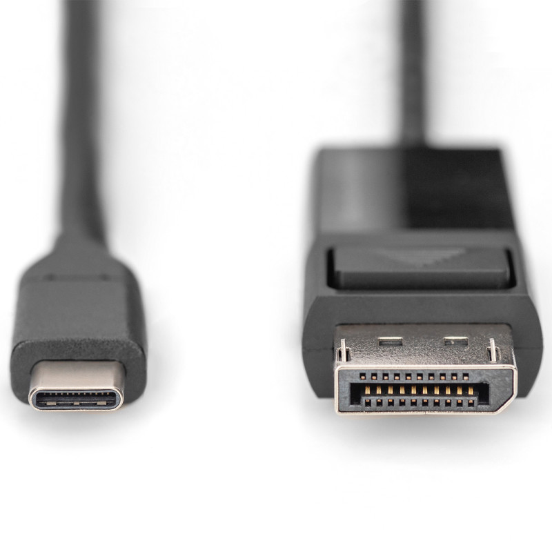 Digitus | Bi-directionāls adaptera kabelis 2 m | AK-300334-020-S | USB Type C uz DisplayPort