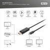 Digitus | Bi-directionāls adaptera kabelis 2 m | AK-300334-020-S | USB Type C uz DisplayPort