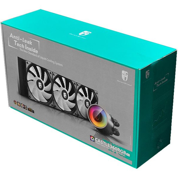 Deepcool | Šķidruma dzesētājs RGB | CASTLE 360RGB V2