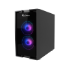 GENESIS IRID 353 ARGB PC korpuss, Micro tower, 2x USB 2.0, 2x Jack, 1x USB 3.0, Melns | Genesis | IRID 353 ARGB | Black | ATX