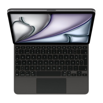 Apple | Tastatūra iPad Air 11‑collu (M4, M3) | Ar vadu | Krievu | Melna