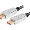 Lanberg DisplayPort vīrietis/vīrietis kabelis 20 PIN V1.4 8K 60Hz | CA-DPDP-20CU-0010-BK | 1 m