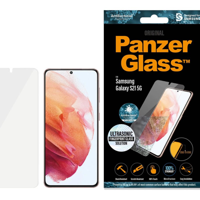 PanzerGlass | Samsung | Galaxy S21 5G | Glass | Clear | Case Friendly