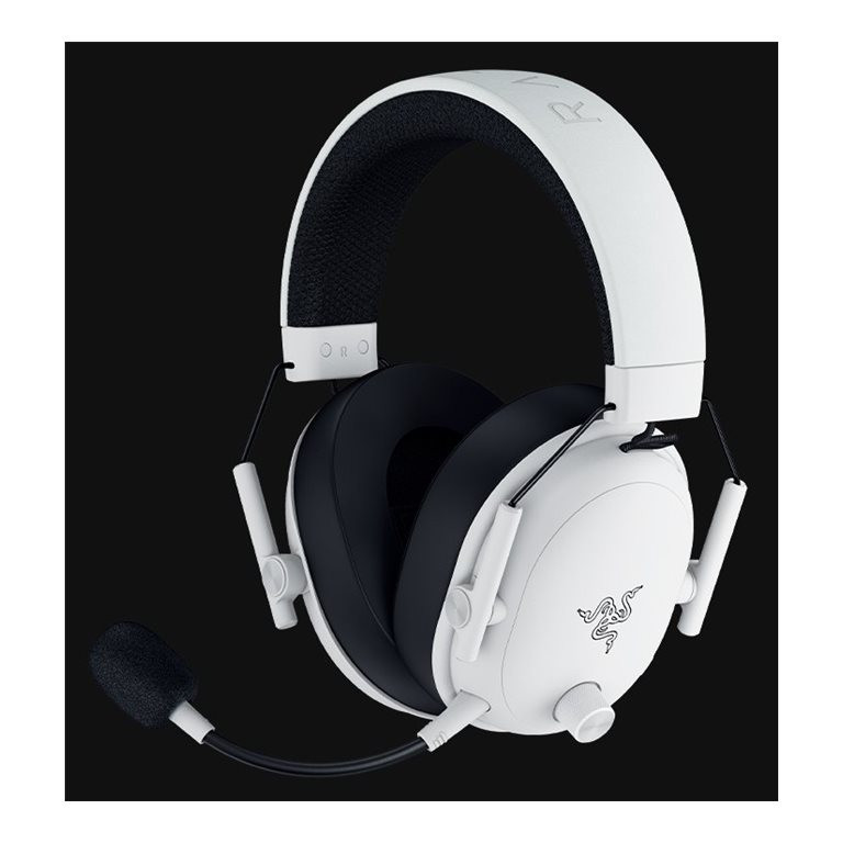 Razer | Spēļu austiņas | BlackShark V3 | Bezvadu/Vadu | Pār ausīm | Mikrofons | Balta | Bezvadu