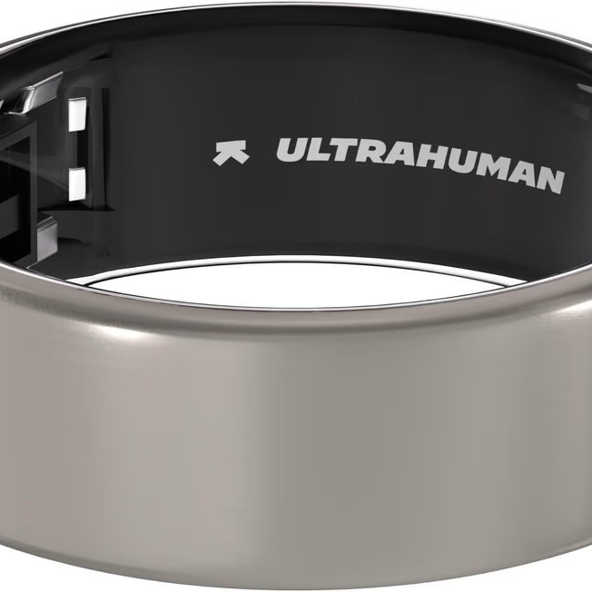 Ultrahuman | Ring Air | Raw Titanium | Izmērs 11 | Viedais gredzens