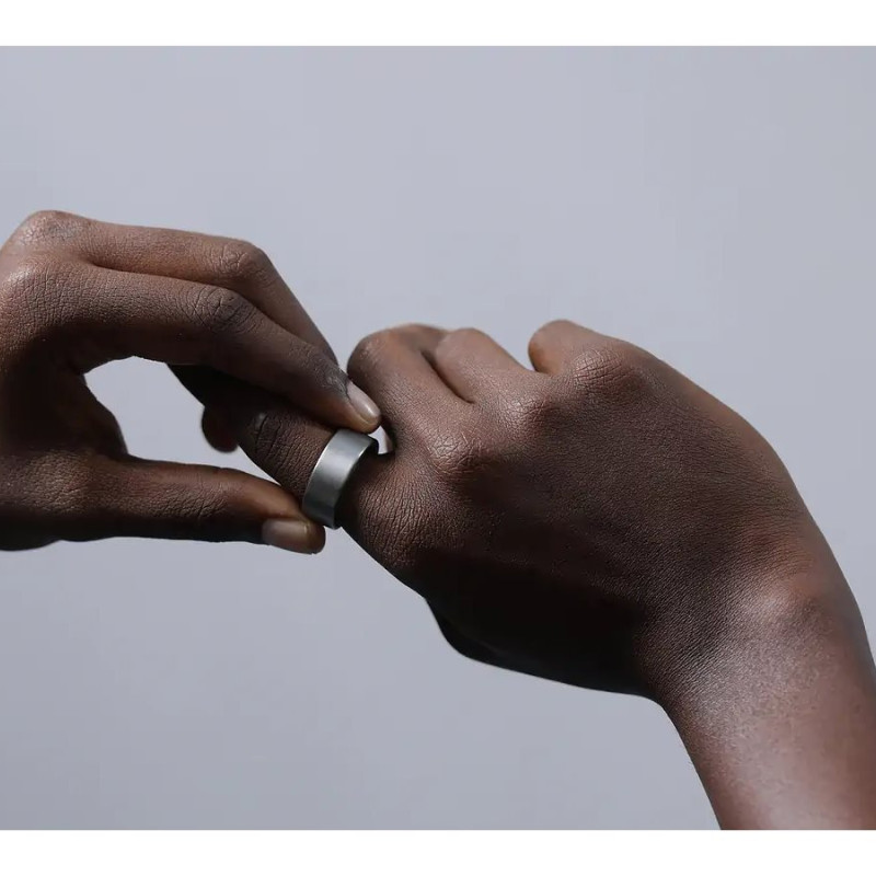 Ultrahuman | Ring Air | Raw Titanium | Izmērs 11 | Viedais gredzens