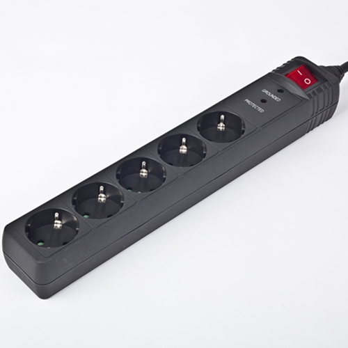 EnerGenie | Surge Protector SPG5-C-5/ 1.5 m/ 5 Sockets/ Black
