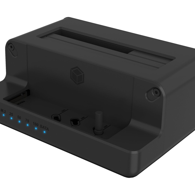 Raidsonic | Icy Box | IB-2914MSCL-C31 dokstacija un klonēšanas stacija priekš M.2 NVMe SSD un 2.5''/3.5'' SATA SSD/HDD