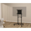 Neomounts Floor stand | NS-M1250BLACK TV trolley | Rotate, Tilt | 37-70 " | Maximum weight (capacity) 70 kg | Black