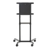 Neomounts Floor stand | NS-M1250BLACK TV trolley | Rotate, Tilt | 37-70 " | Maximum weight (capacity) 70 kg | Black