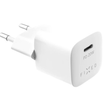Fixed | Mini ceļojumu lādētājs USB-C/USB-C kabelis