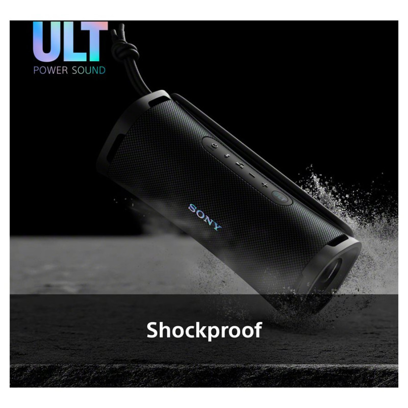 Sony | Skaļrunis | SRS-ULT10 ULT FIELD 1 | Ūdensizturīgs | Bluetooth | Bezvadu savienojums | Pārnēsājams | Melns