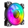 Gamemax Case Fan | DUAL RING INFINITY BK | Melns