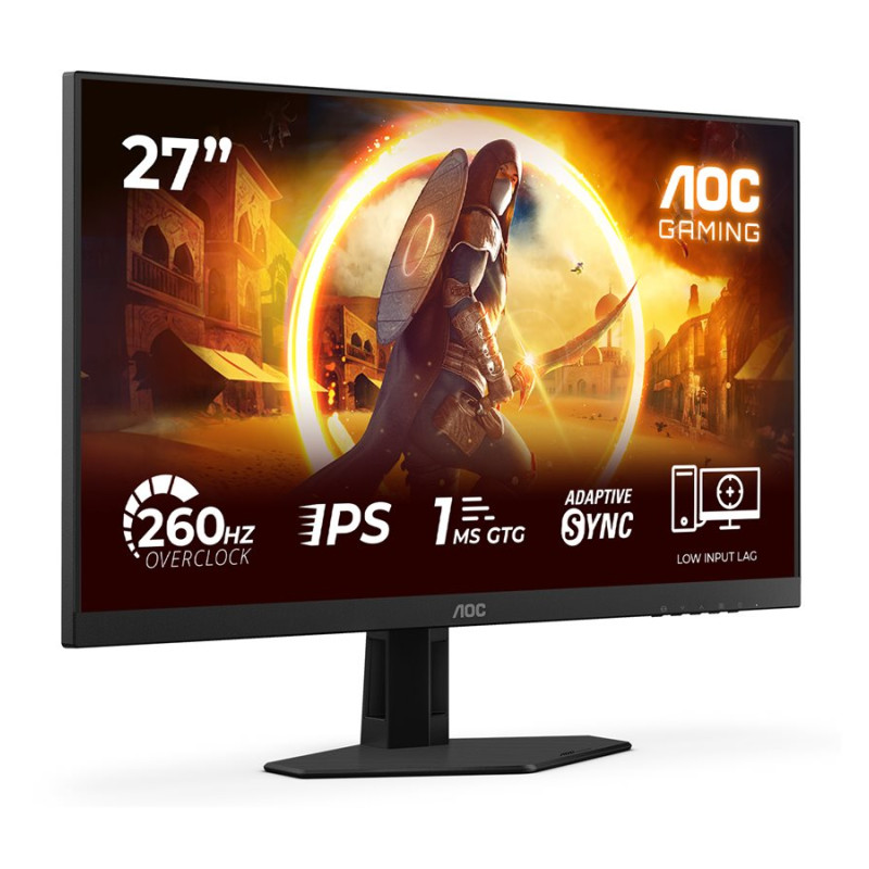 AOC 27G4ZRE | 27" | Fast IPS | FHD | 16:9 | 260 Hz | 1 ms | 1920 x 1080 pikseļi | 300 cd/m² | HDMI portu skaits 2 | Melns