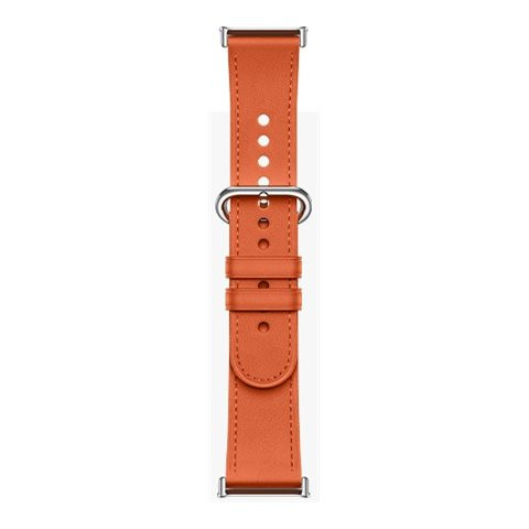 Xiaomi | Leather Quick Release Strap | Coral orange | Stainless steel/Calf leather | Fits wrists 135-205 mm