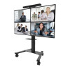 Neomounts AV1-825BL Videobar and multimedia kit - universal | Adjustable Height | Maximum weight (capacity) 9 kg | Black