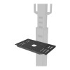 Neomounts AV1-825BL Videobar and multimedia kit - universal | Adjustable Height | Maximum weight (capacity) 9 kg | Black