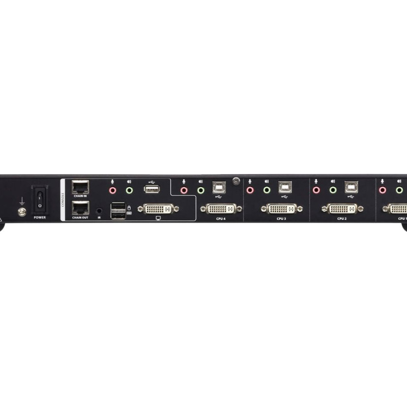Aten | 4-portu USB DVI daudzskata KVMP slēdzis | CM1164A