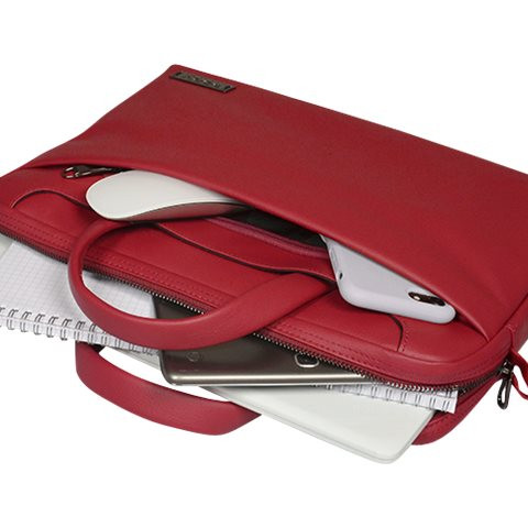 PORT DESIGNS | Zurich | Fits up to size 14/15,6 " | Toploading | Shoulder strap | Red