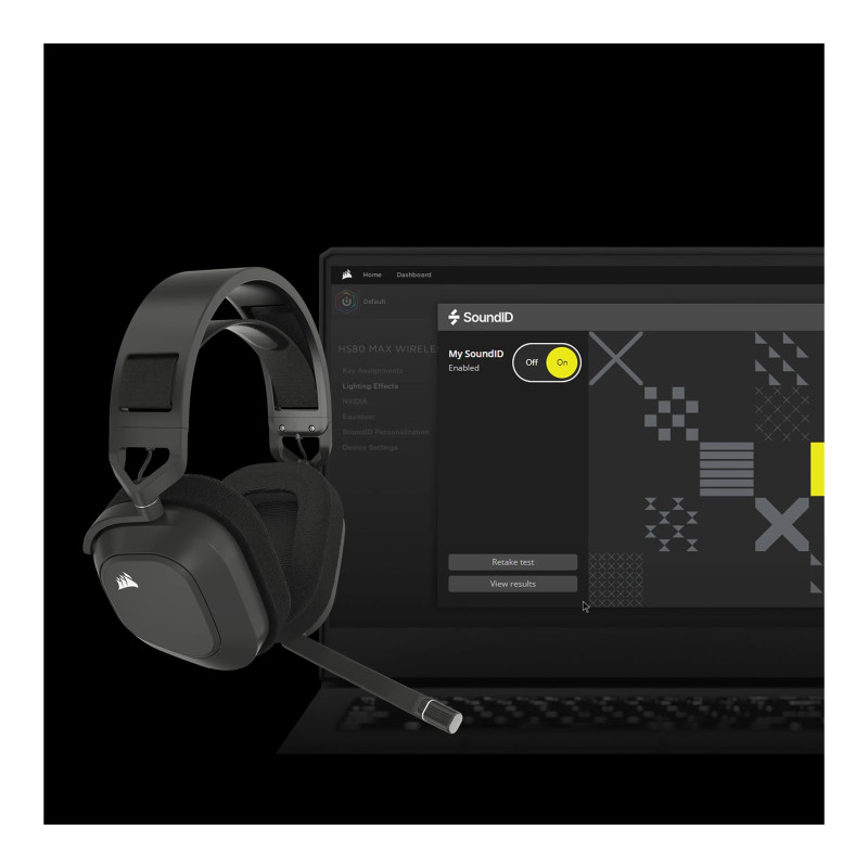 Corsair | Gaming austiņas | HS80 Max | Bluetooth | Over-Ear | Bezvadu