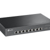 TP-LINK | 8-portu 10G slēdzis | TL-SX1008 | Nevadīts | Galda/staciju vai iekārtu plaukta montāža | Barošanas avots: ārējs