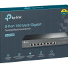 TP-LINK | 8-portu 10G slēdzis | TL-SX1008 | Nevadīts | Galda/staciju vai iekārtu plaukta montāža | Barošanas avots: ārējs