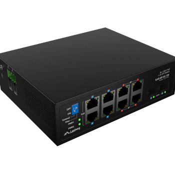 Lanberg komutators PoE 4xBT 4xAT 4xSFP Din Nevadāms Gigabit Ethernet | ILGE-8P-2S-120 | Unmanaged | Din rail