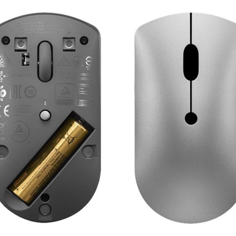 Lenovo | Silent Mouse | 600 | Optiskā pele | Dual-host Bluetooth 5.0 | Iron Grey | 1 gads
