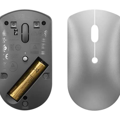 Lenovo | Silent Mouse | 600 | Optiskā pele | Dual-host Bluetooth 5.0 | Iron Grey | 1 gads