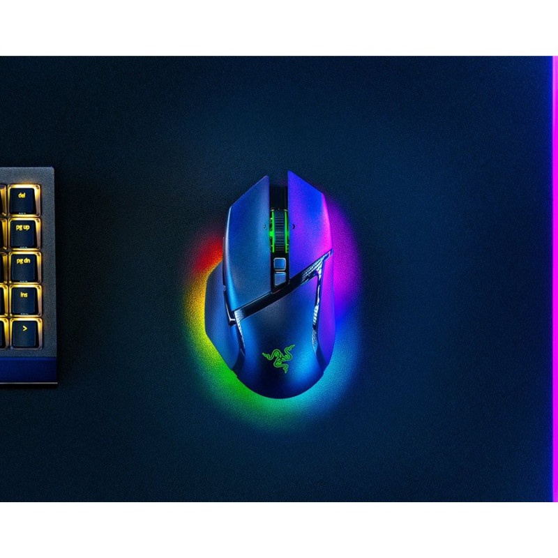 Razer | Spēļu pele | Basilisk V3 Pro 35K | Optiskā pele | Bezvadu | Melna | Jā