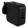 Hyper HyperJuice 70W USB-C GaN ceļojumu lādētājs (3C+1A) - Melns | Hyper