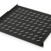 Digitus | 1U fiksēta plaukta skapis | DN-19 TRAY-1-400-SW | Plaukti fiksētai montāžai viegli uzstādāmi uz divām priekšējām 483 mm (19