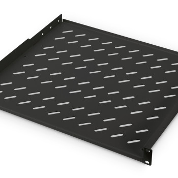 Digitus | 1U fiksēta plaukta skapis | DN-19 TRAY-1-400-SW | Plaukti fiksētai montāžai viegli uzstādāmi uz divām priekšējām 483 mm (19