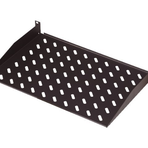 Digitus | 1U fiksēta plaukta skapis | DN-19 TRAY-1-400-SW | Plaukti fiksētai montāžai viegli uzstādāmi uz divām priekšējām 483 mm (19