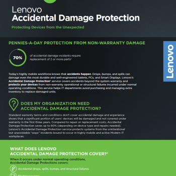 Lenovo | Garantija | 3Y Accidental Damage Protection