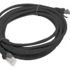 Lanberg | Patchcord CAT.5E UTP Fluke Passed | PCU5-10CC-0300-BK | 3 m | Black