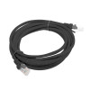 Lanberg | Patchcord CAT.5E UTP Fluke Passed | PCU5-10CC-0300-BK | 3 m | Black