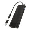 Raidsonic | Icy Box 9-in-1 USB Type-C un Type-A dokstacija ar divām video izvadiem | IB-DK4080AC | Dokstacija | Ethernet LAN (RJ-45) porta skaits 1 | USB 2.0 portu skaits 3 | HDMI portu skaits 2 | Ethernet LAN