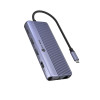 Raidsonic Icy Box Travel Dock 12-in-1, 3x video output (2x HDMI + 1x VGA) | IB-DK4062-CPD